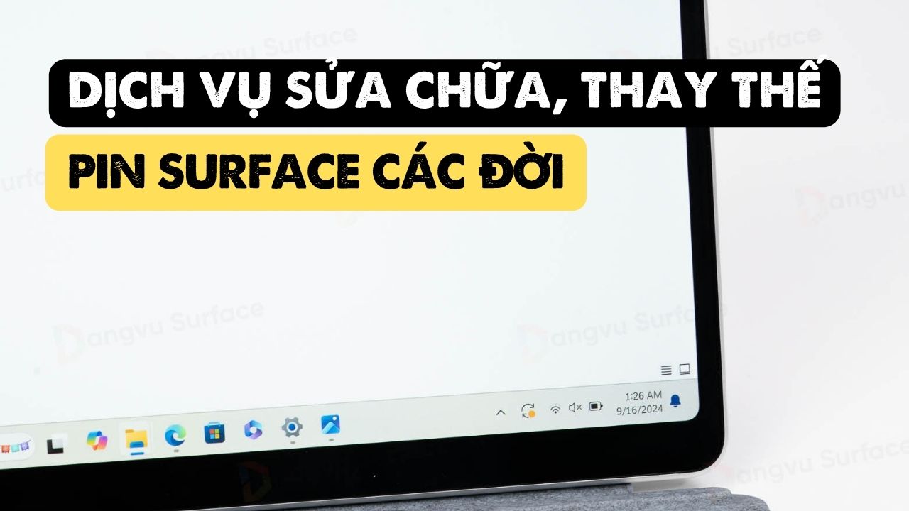 dịch vụ thay pin surface
