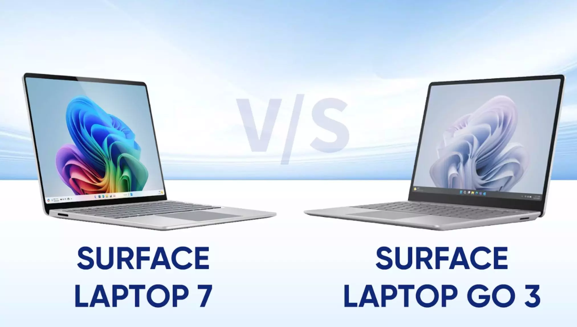 So sánh thiết kế Surface Laptop 7 vs Surface Laptop Go 3: Đều tinh tế nhưng…