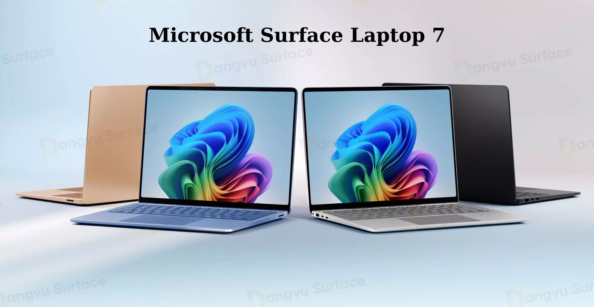 Các phiên bản màu sắc Surface Laptop 7