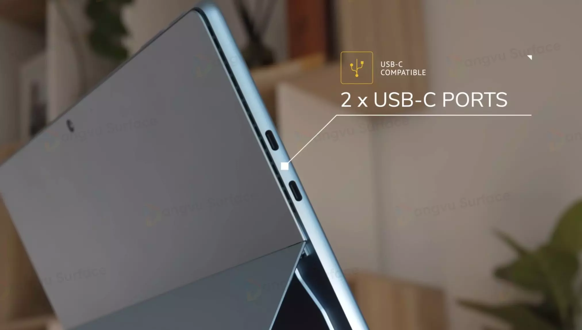 Cổng kết nối của Surface Pro 11