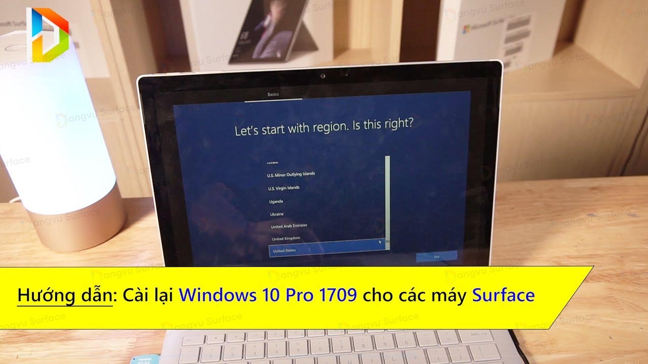 Hướng Dẫn Cài Win10 Cho Các Dòng Surface Qua USB Cho Người Dùng Mới