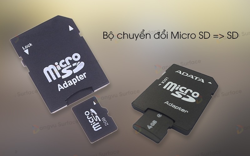 Mọi người cũng có thể sử dụng khe cắm SD để cắm thẻ Micro SD