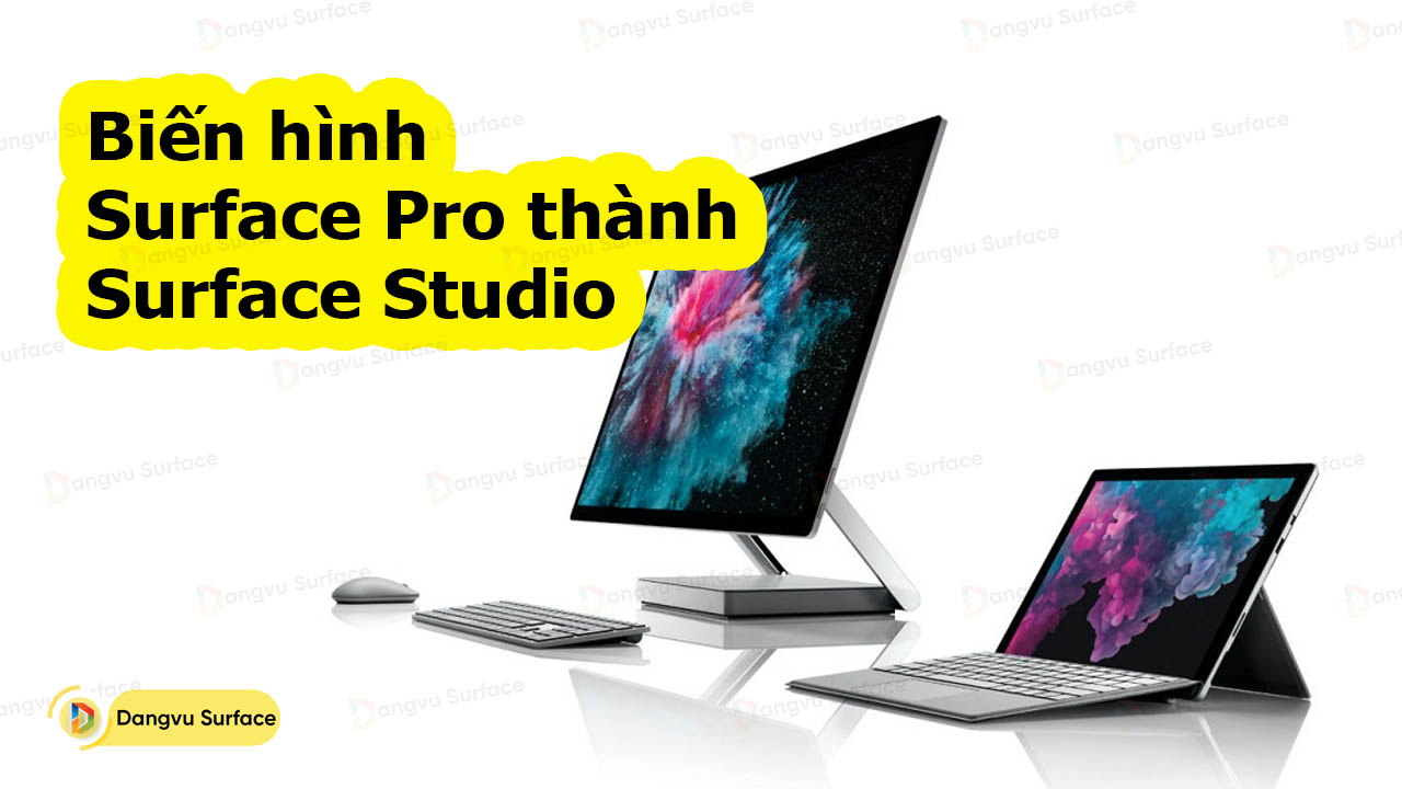 Biến Hình Surface Pro Thành Surface Studio Chỉ Với Một Phụ Kiện Bổ Trợ