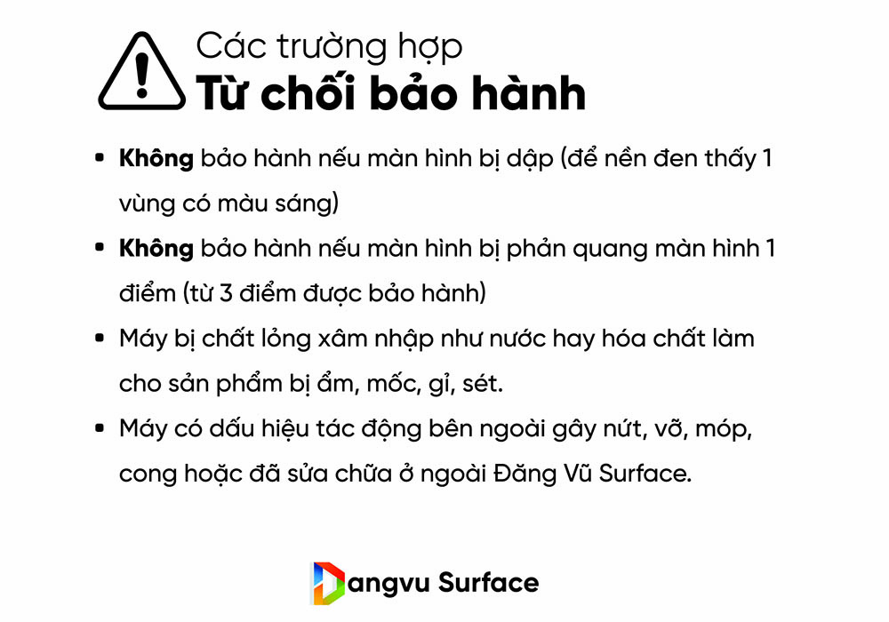 4 trường hợp không áp dụng gói bảo hành Care+