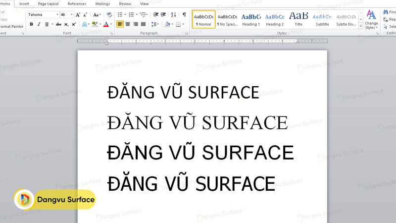 Gõ Tiếng Việt với Font chữ bạn yêu thích