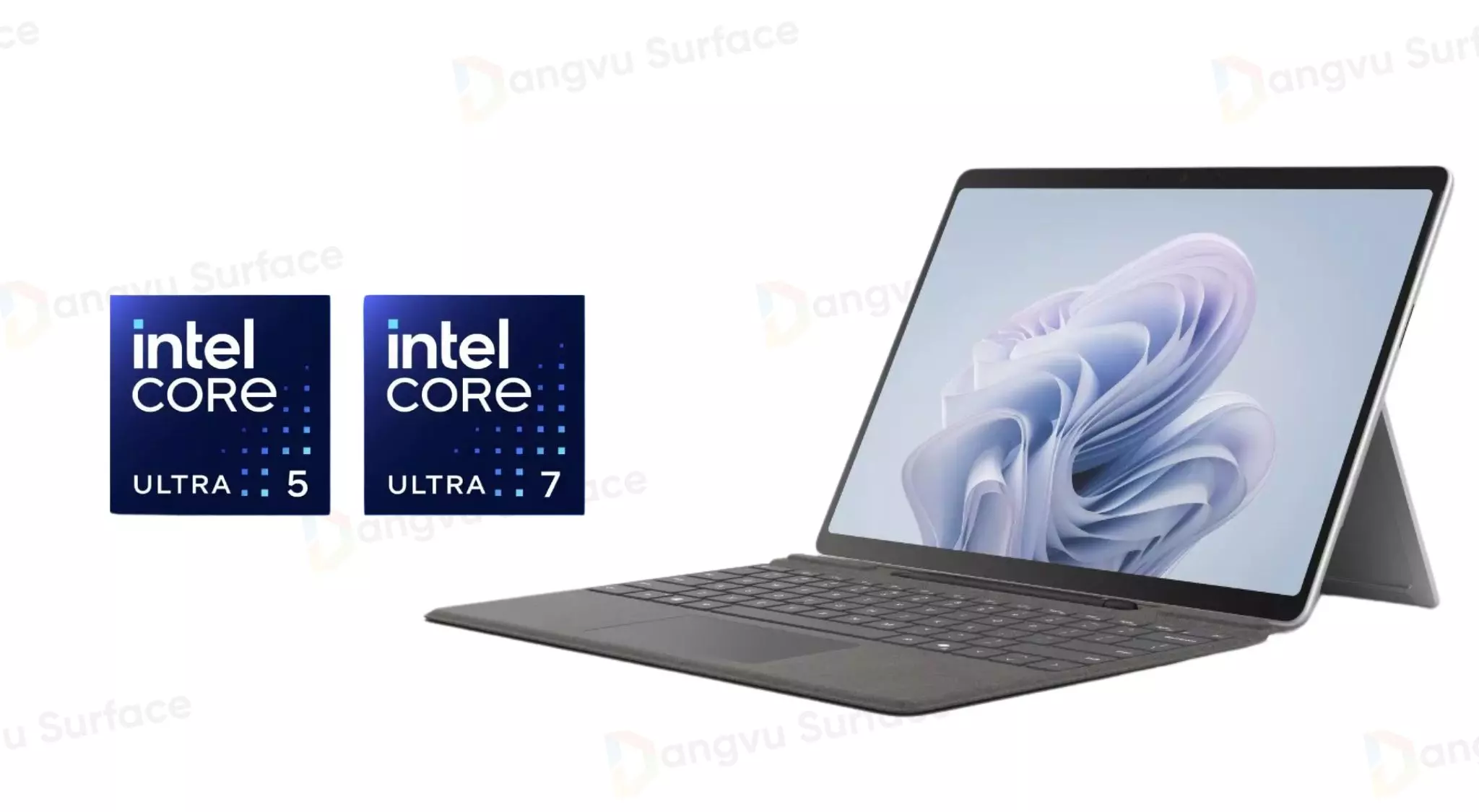 Surface Pro 10 được trang bị Intel Core Ultra 5 135U hoặc Intel Core Ultra 7 165U