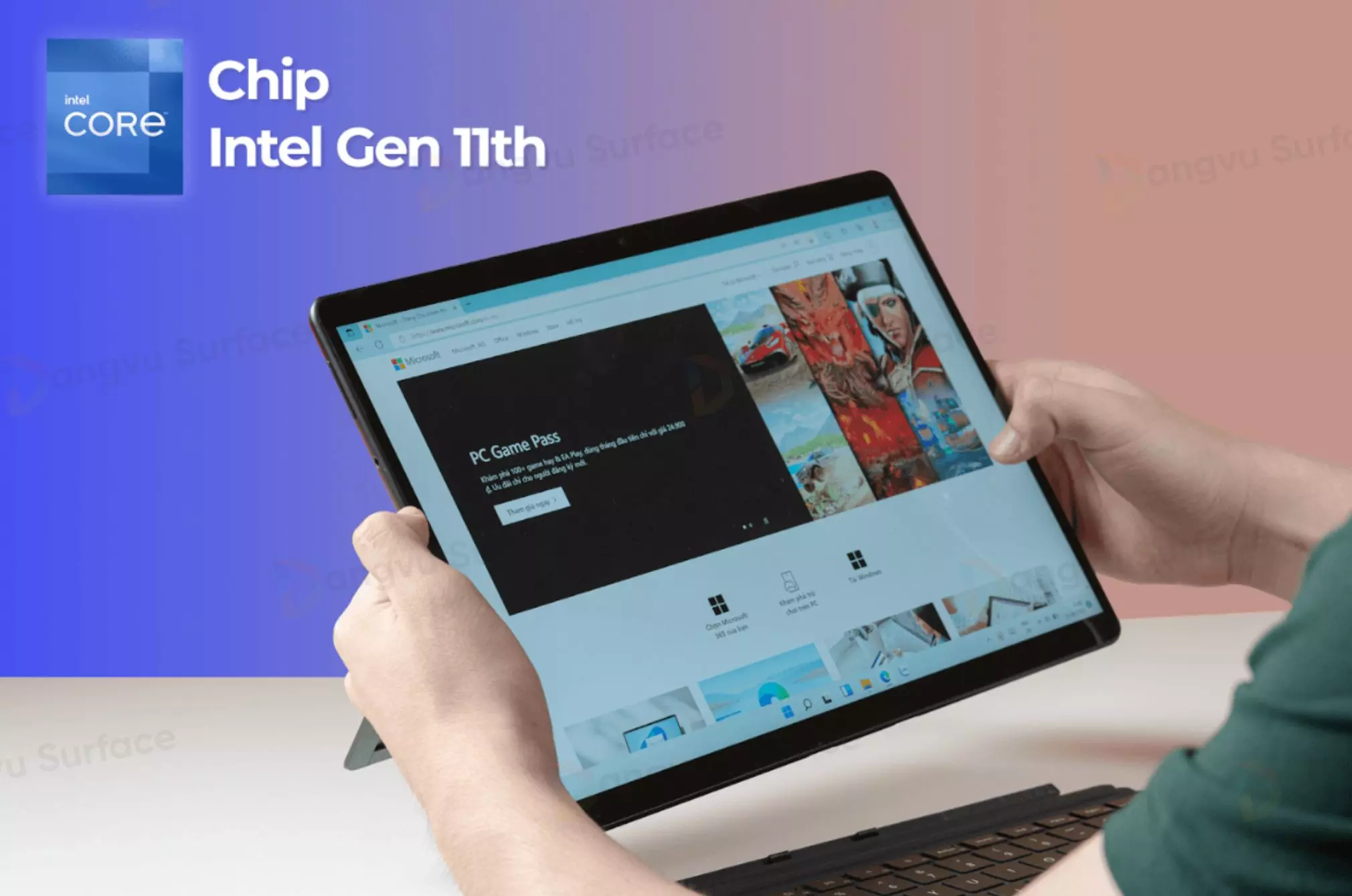 Bộ vi xử lý Intel Gen 11th mạnh mẽ