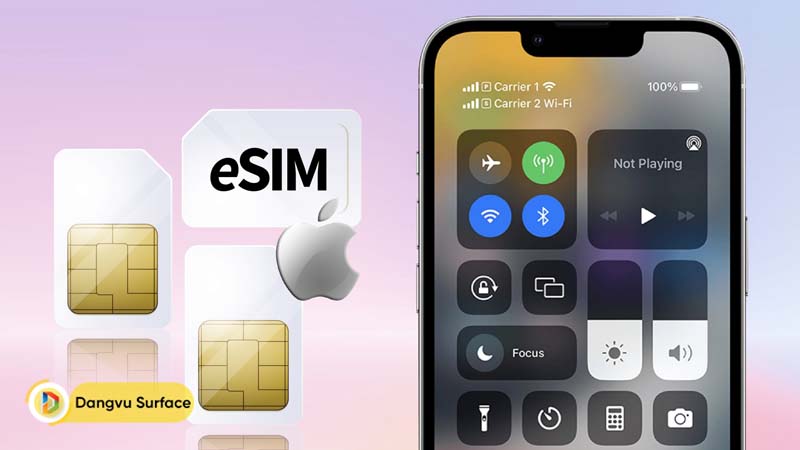 Thay vào đó là phiên bản dùng eSIM