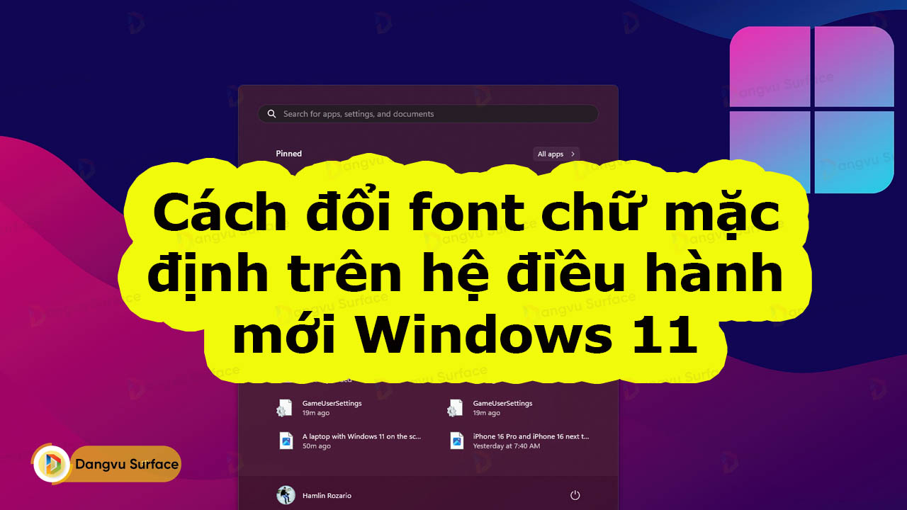 Cách đổi Font Chữ Mặc định Trên Hệ điều Hành Mới Windows 11