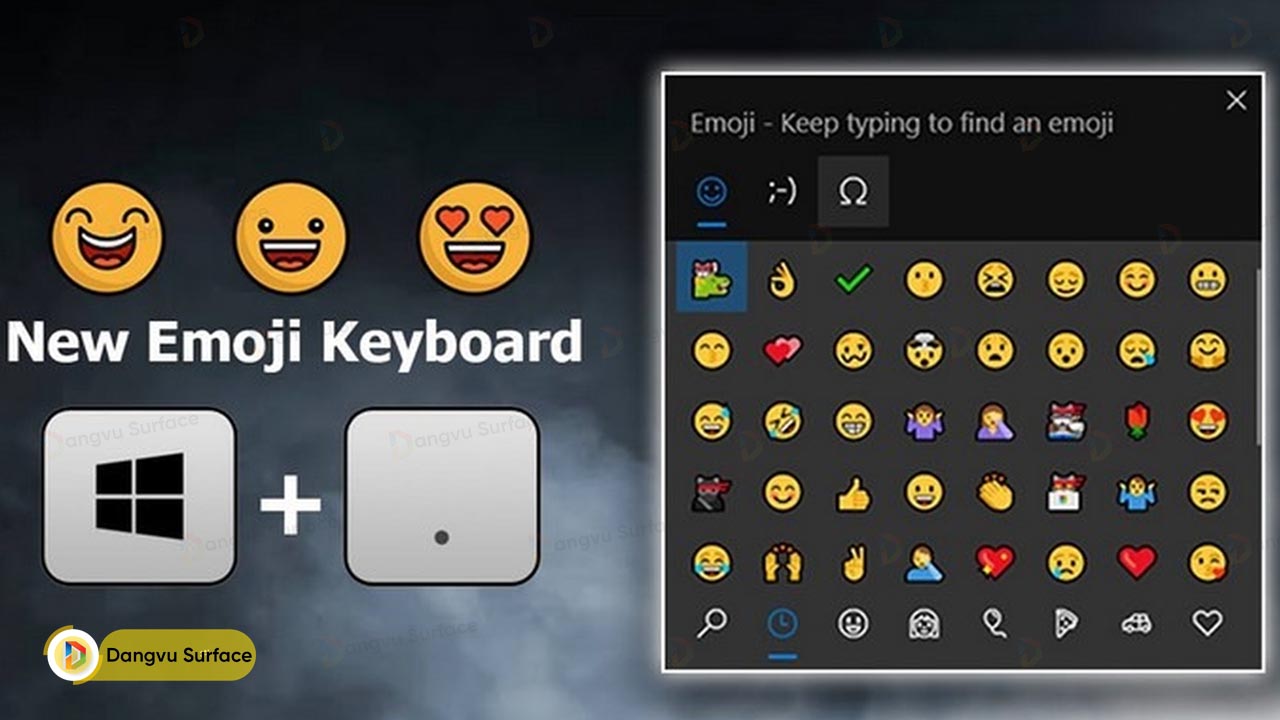 Cách Mở Bảng Và Sử Dụng Bộ Icon Emoji Trên Windows 10