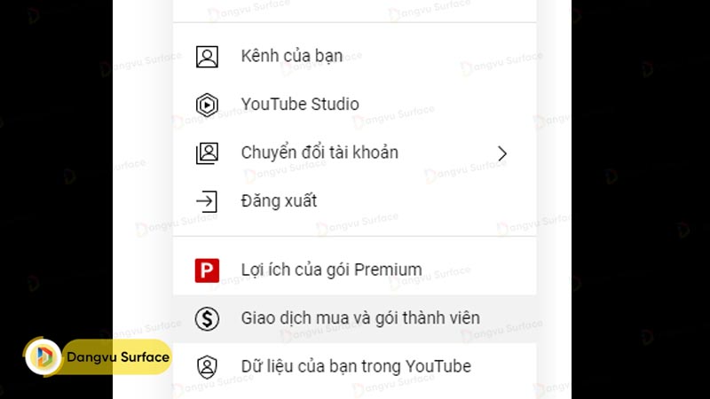 Truy cập vào Youtube.com để mua gói Premium