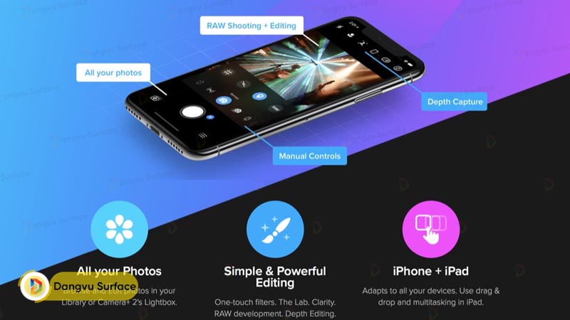 App Camera +2 giúp tạo ra những bức ảnh lung linh