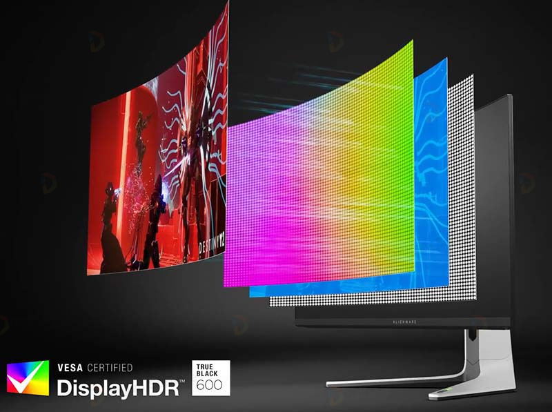Display HDR True Black 600 đạt độ sáng tối đa 600 nits và độ sáng tối thiểu 0.0005 nits