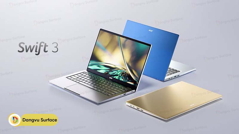 Laptop Acer Swift 3 có cấu hình đủ dùng cho học tập và giải trí nhẹ nhàng