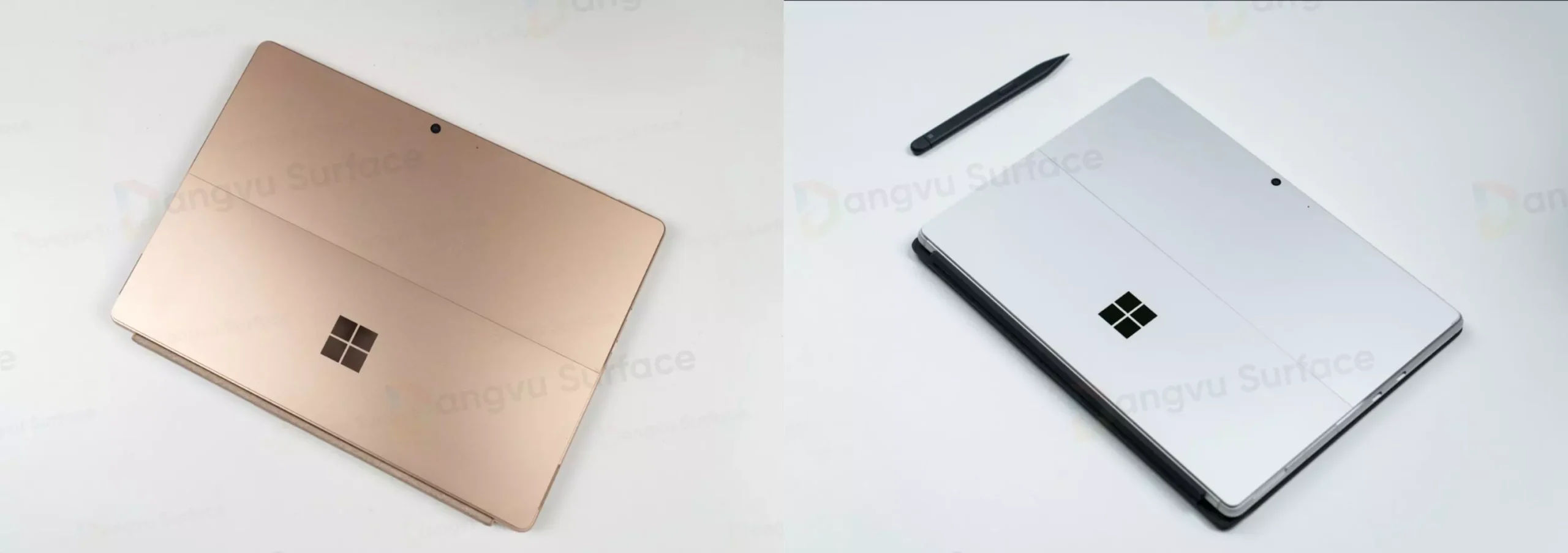 Surface Pro 11 sẽ trông cân đối hơn Surface Pro 10 khi đặt trên bàn 