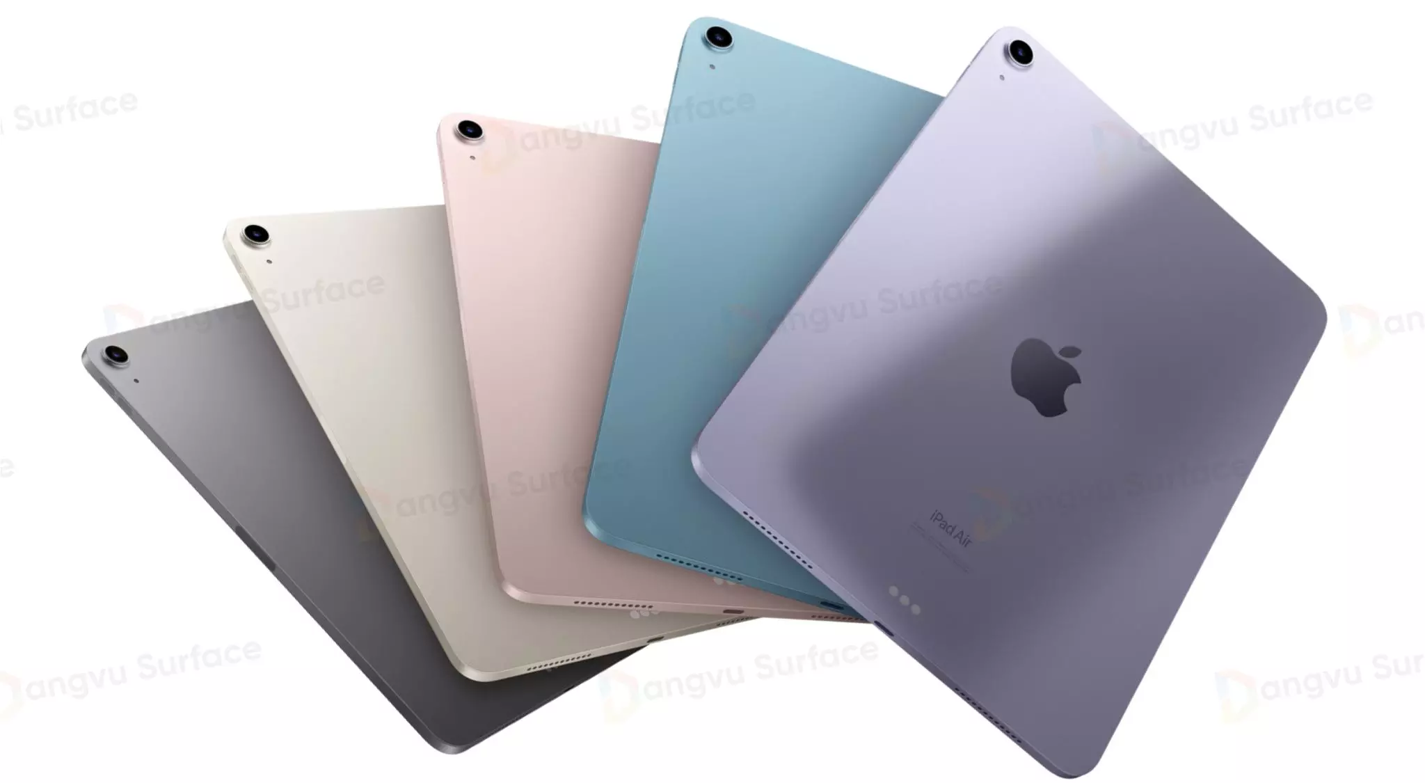 iPad Air 5 có 5 tùy chọn màu sắc