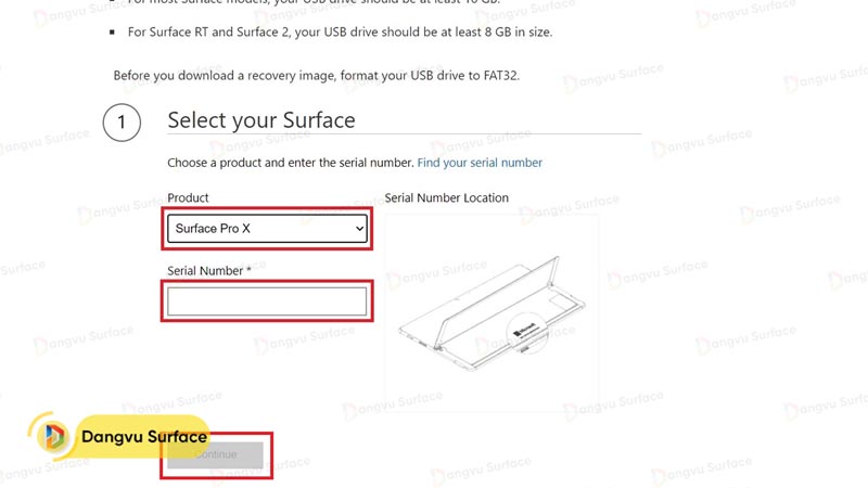 Các bước cài Win 10 cho Surface Pro X qua USB