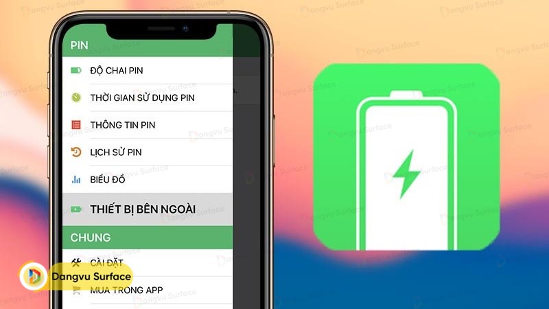 Dùng ứng dụng Battery Life