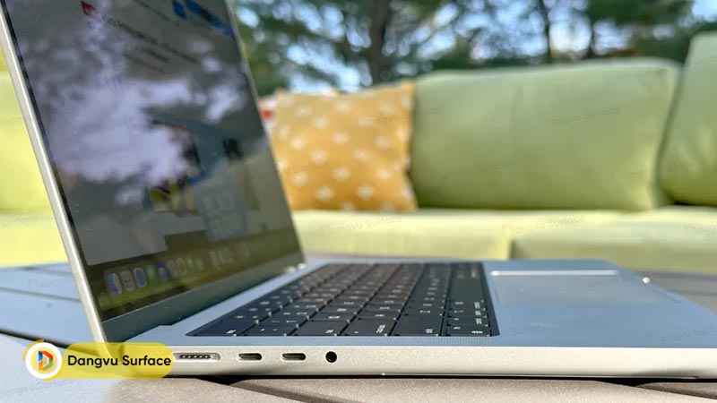 Bố trí cổng kết nối trên Macbook Pro 14 M3