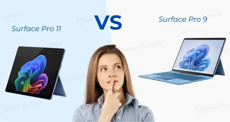 So sánh Surface Pro 9 vs Surface Pro 11