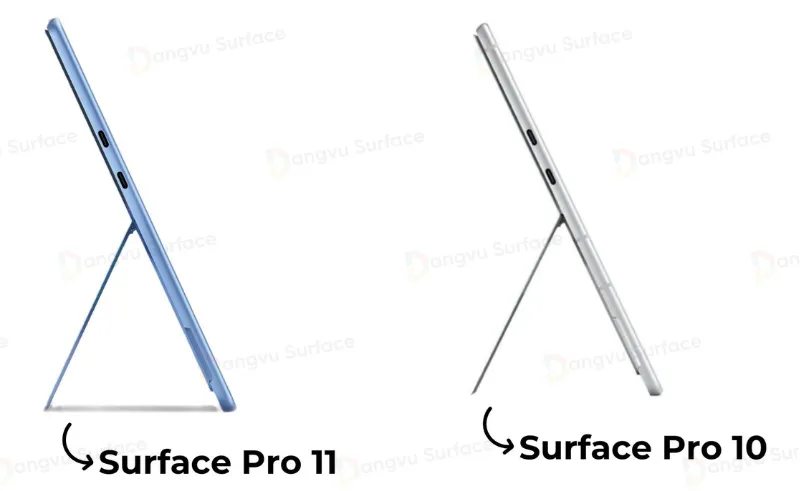 Cổng kết nối của Surface Pro 10 vs Surface Pro 11