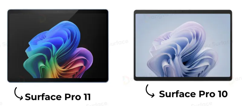 Cả hai thiết bị đều được trang bị màn hình 13 inch với công nghệ PixelSense