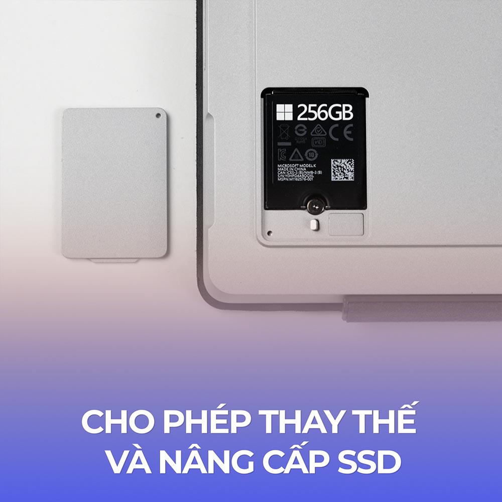 SSD có khả năng tháo rời và thay thế, nâng cấp