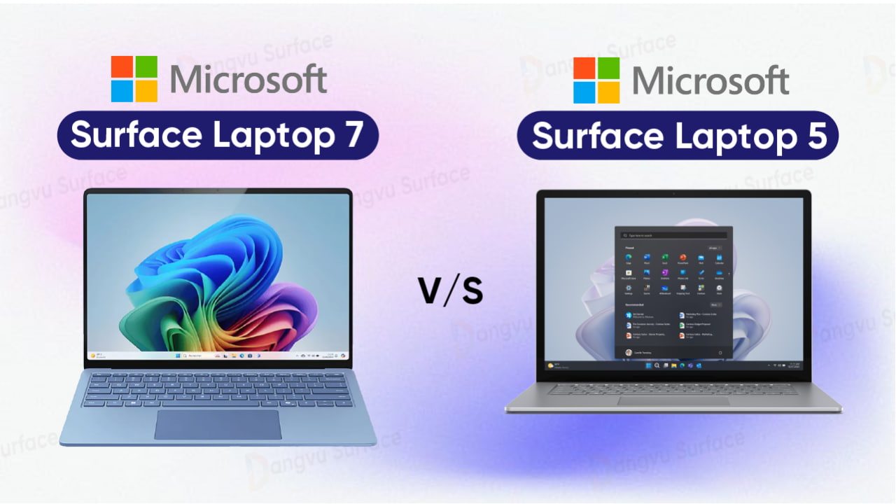 So sánh Surface laptop 7 vs Surface Laptop 5