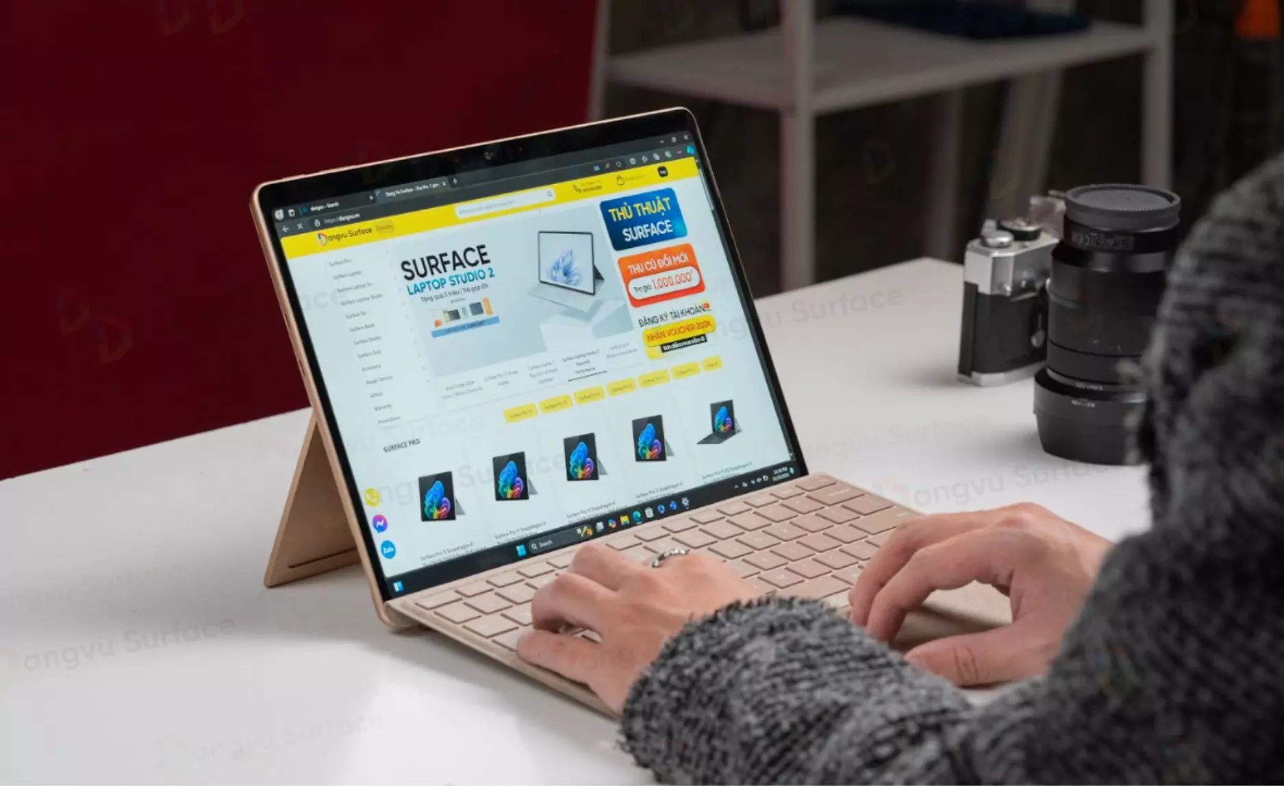 Màn hình Surface Pro 11 thích hợp cho các tác vụ văn phòng, lướt web,...