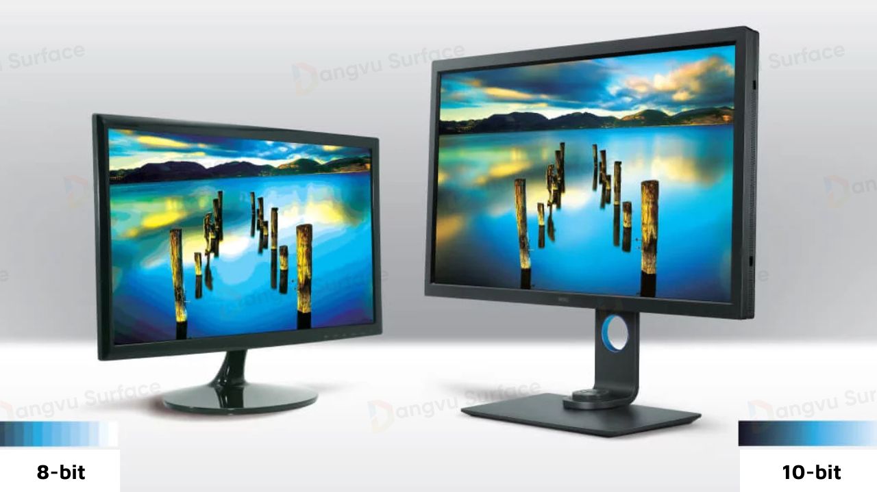 Hình ảnh ở các màn hình 10 bit màu được hiển thị một cách sống động