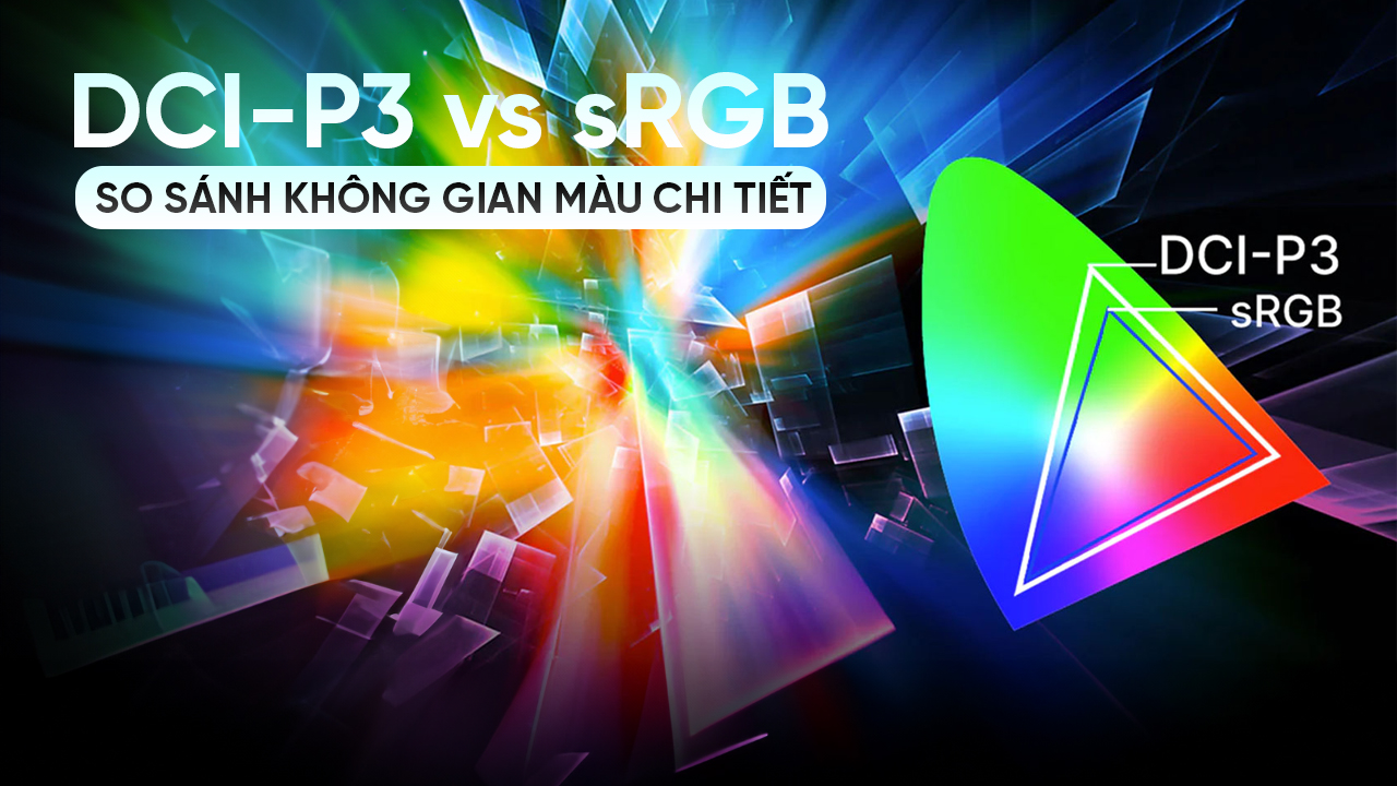 So sánh DCI-P3 vs sRGB