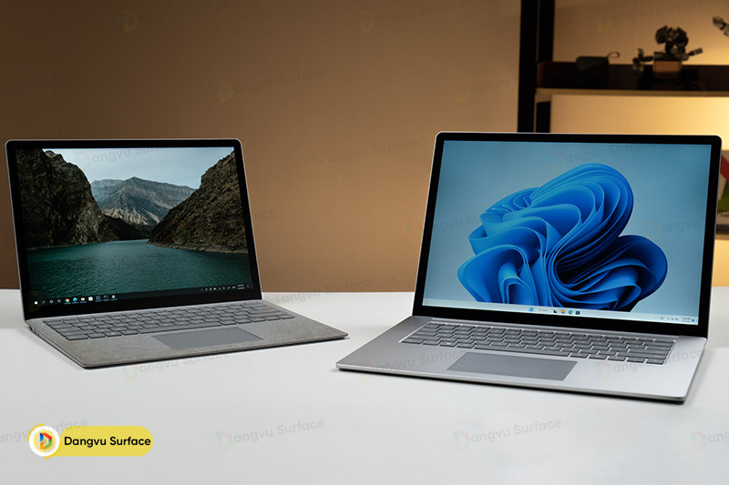 Thiết kế tinh giản, hiện đại và đẹp mắt, không thua kém những mẫu Surface Laptop mới nhất