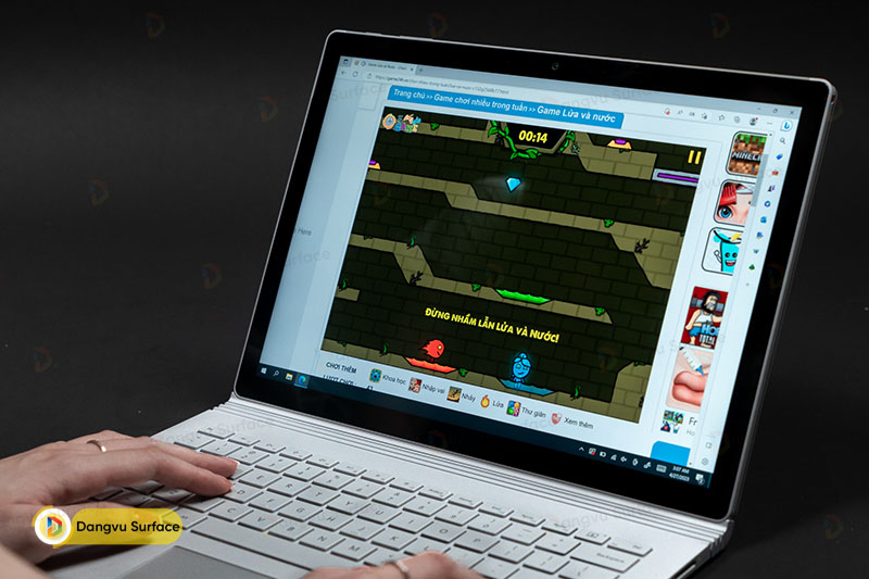 Surface Book 3 với cấu hình có thể được coi như một laptop gaming