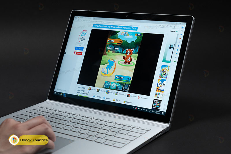 VGA trên phiên bản Surface Book 3 đảm bảo người dùng có thể trải nghiệm chơi các tựa game eSport phổ biến hiện nay