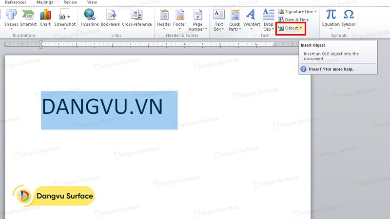 Hướng dẫn cách chèn PDF vào Word đơn giản