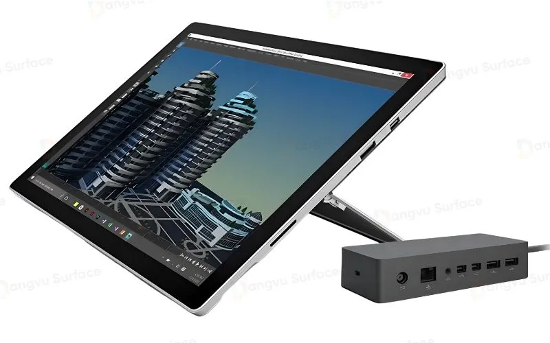 Làm việc linh hoạt và có tính di động hơn nhờ Surface Dock