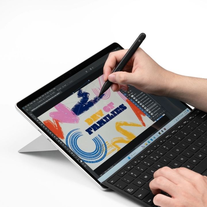 tì đè thoải mái trên surface pro 11