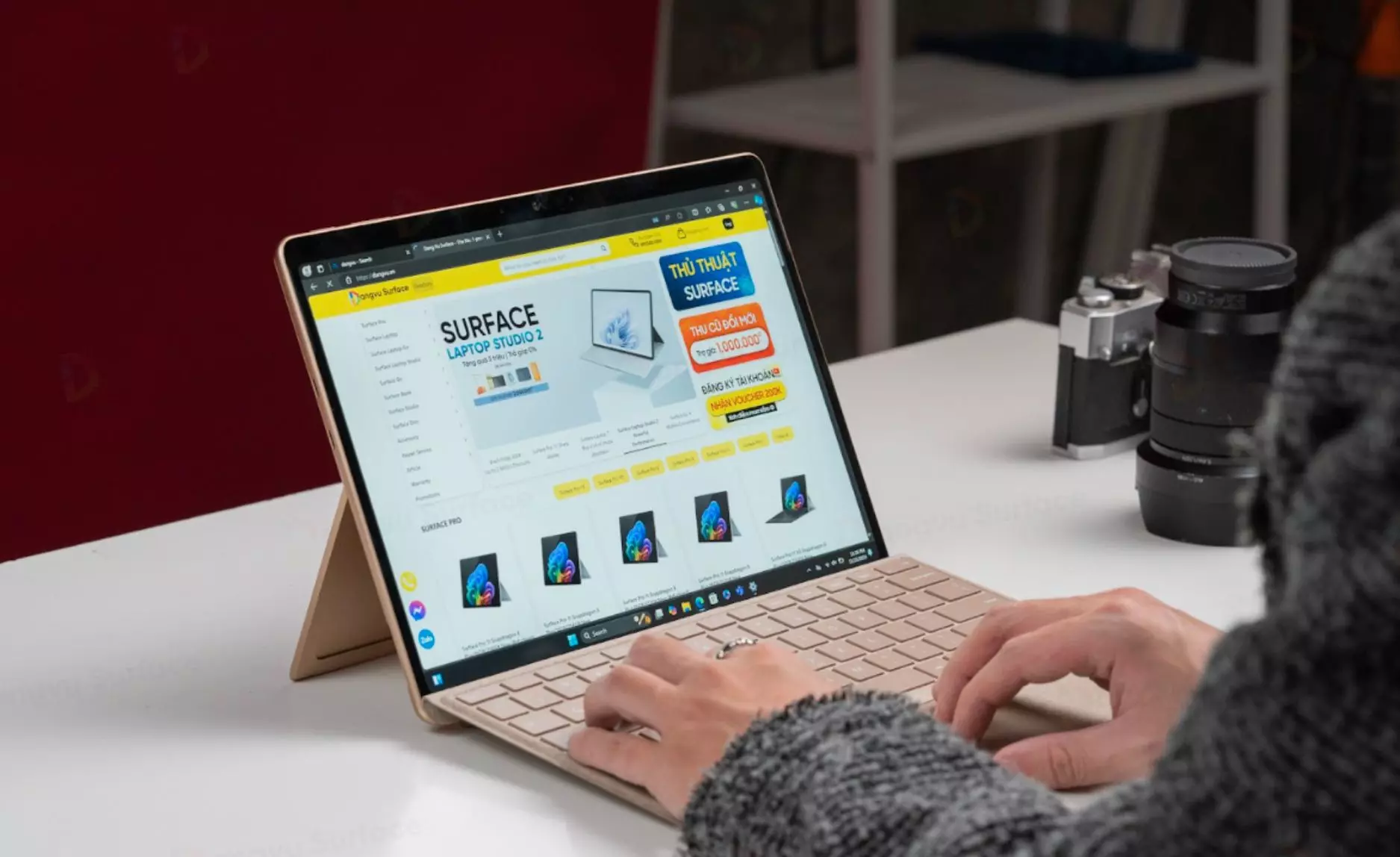 Bàn phím Surface Pro Flex có thời lượng sử dụng lên đến 41 giờ