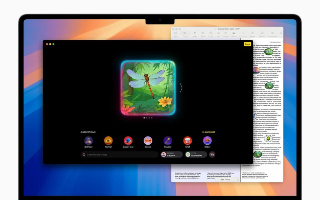 MacBook Air M4 thì là một trong những chiếc máy tính xách tay đầu tiên được ứng dụng Apple Intelligence
