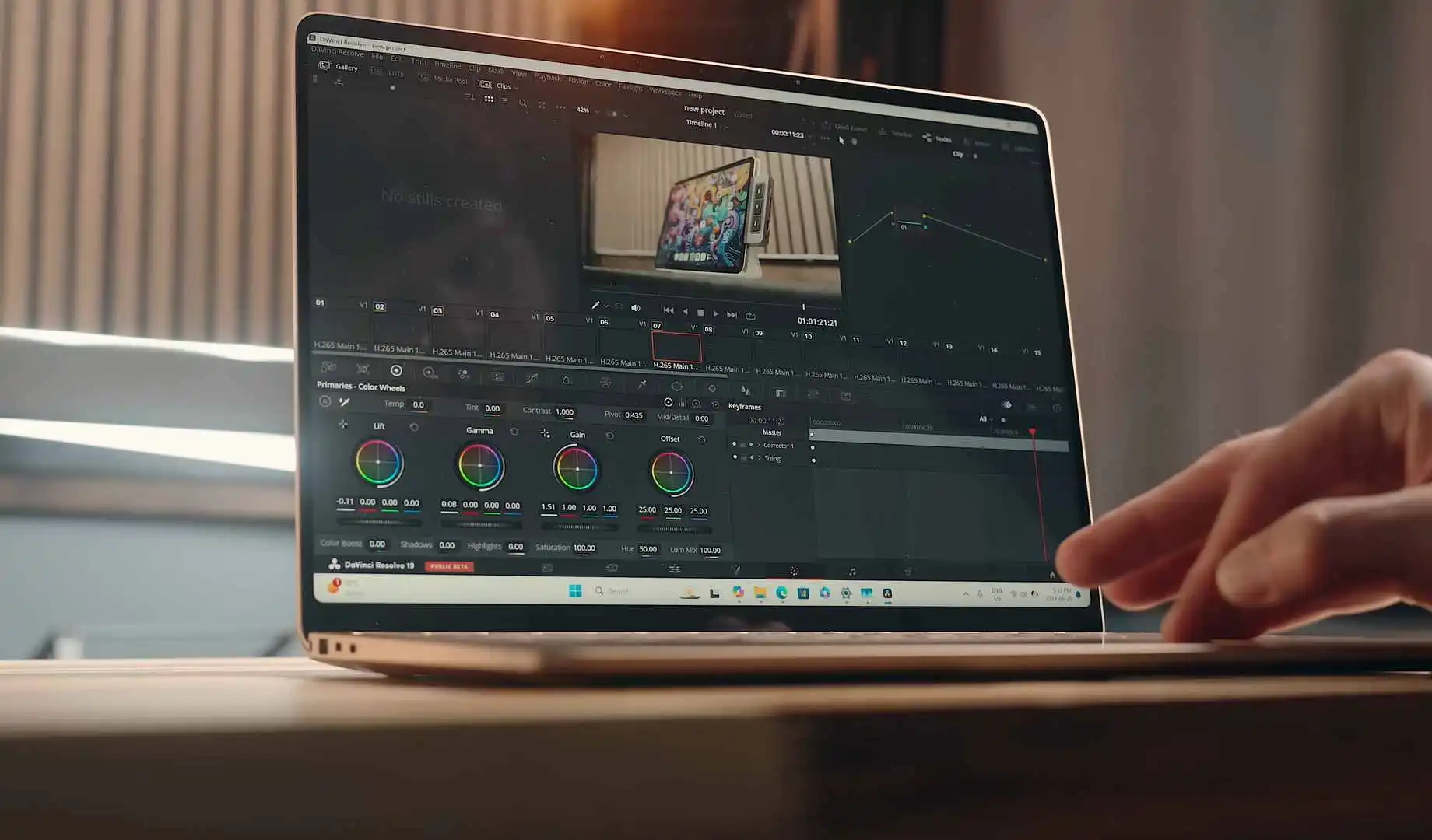 Dung lượng RAM cao giúp Laptop 7 thực hiện được nhiều tác vụ nặng