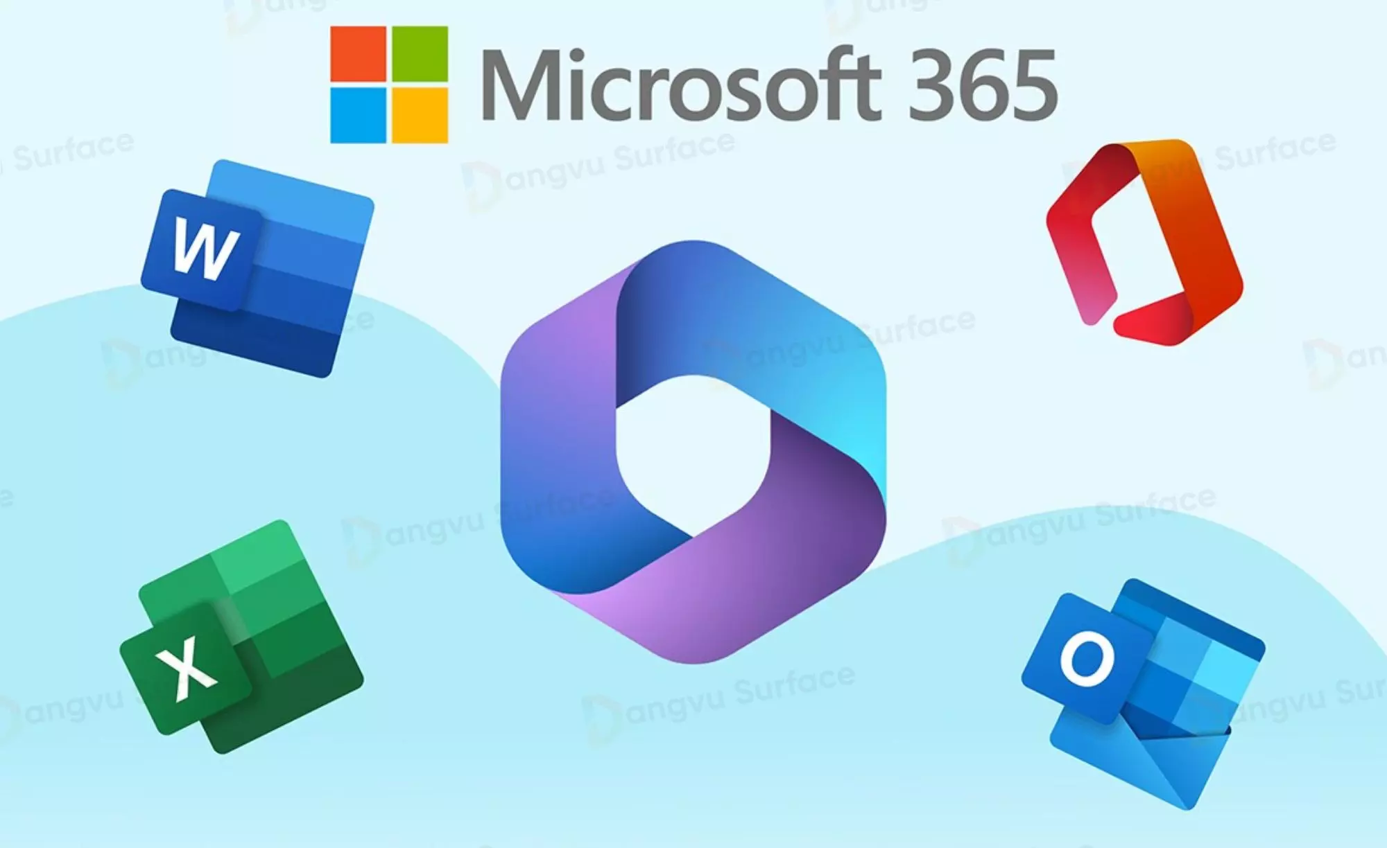 Hỗ trợ đầy đủ bộ công cụ văn phòng Microsoft Office 365