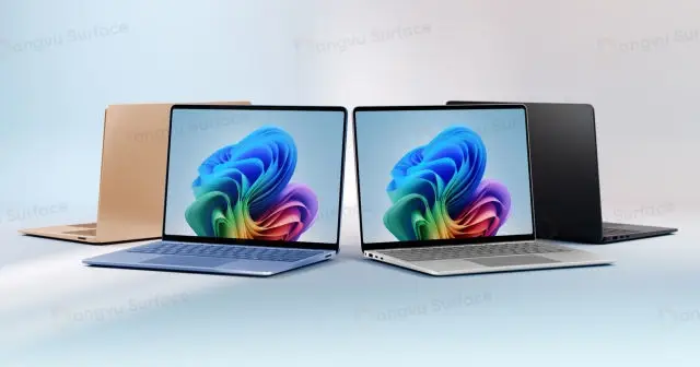 Surface Laptop 7th và Apple MacBook Air M4 đều có 4 tùy chọn màu sắc