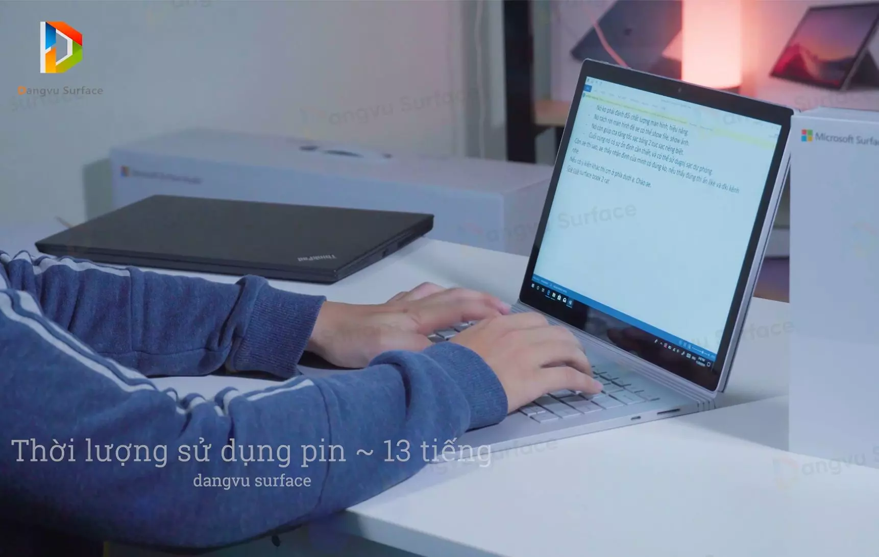 Thời lượng pin thực tế có thể lên đến 13 giờ