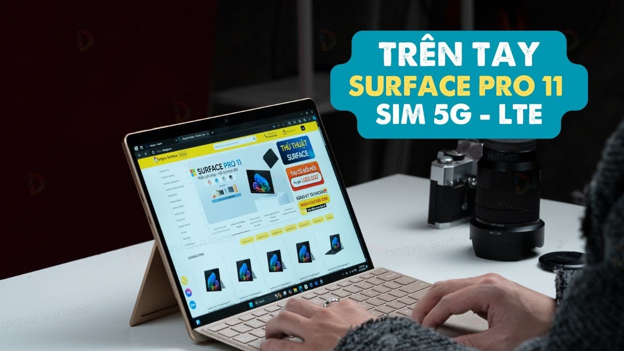 Trên tay Surface Pro 11 5G, có gì khác bản thường?