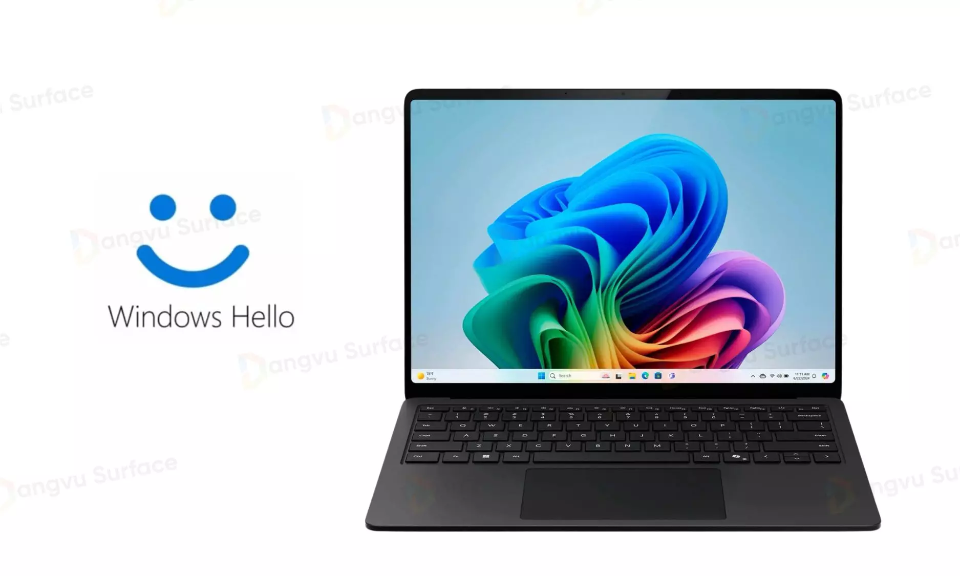 Surface Laptop 7 hỗ trợ tính năng bảo mật Windows Hello