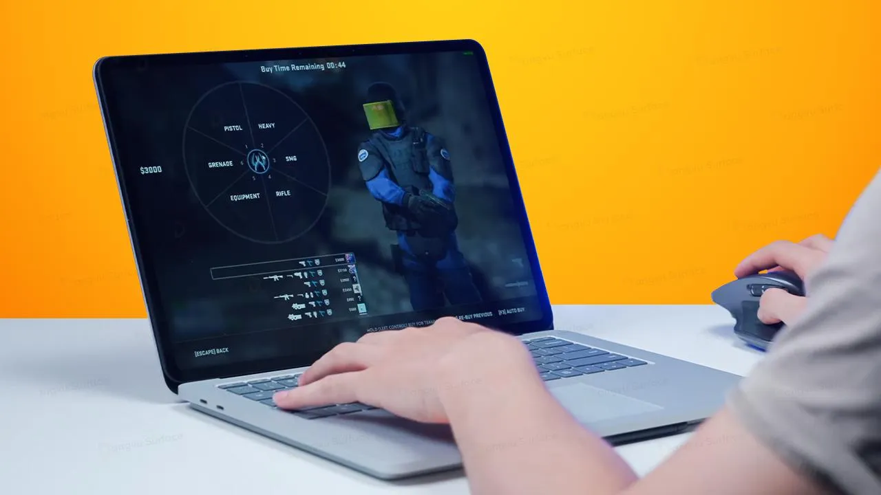 Surface Laptop Studio 2 máy hoạt động được liên tục trong thời gian 6-8 tiếng khi sử dụng các tác vụ nặng