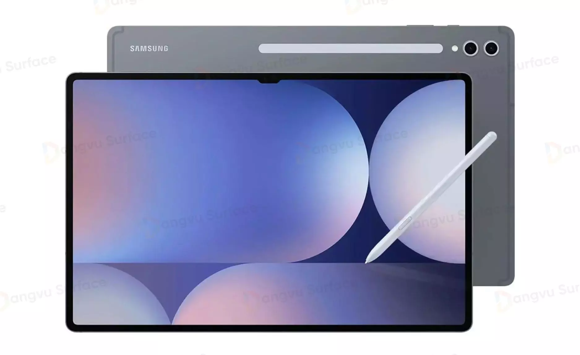 Samsung Tab S10 Ultra được thiết kế vuông vắn với 4 cạnh bo tròn mềm mại
