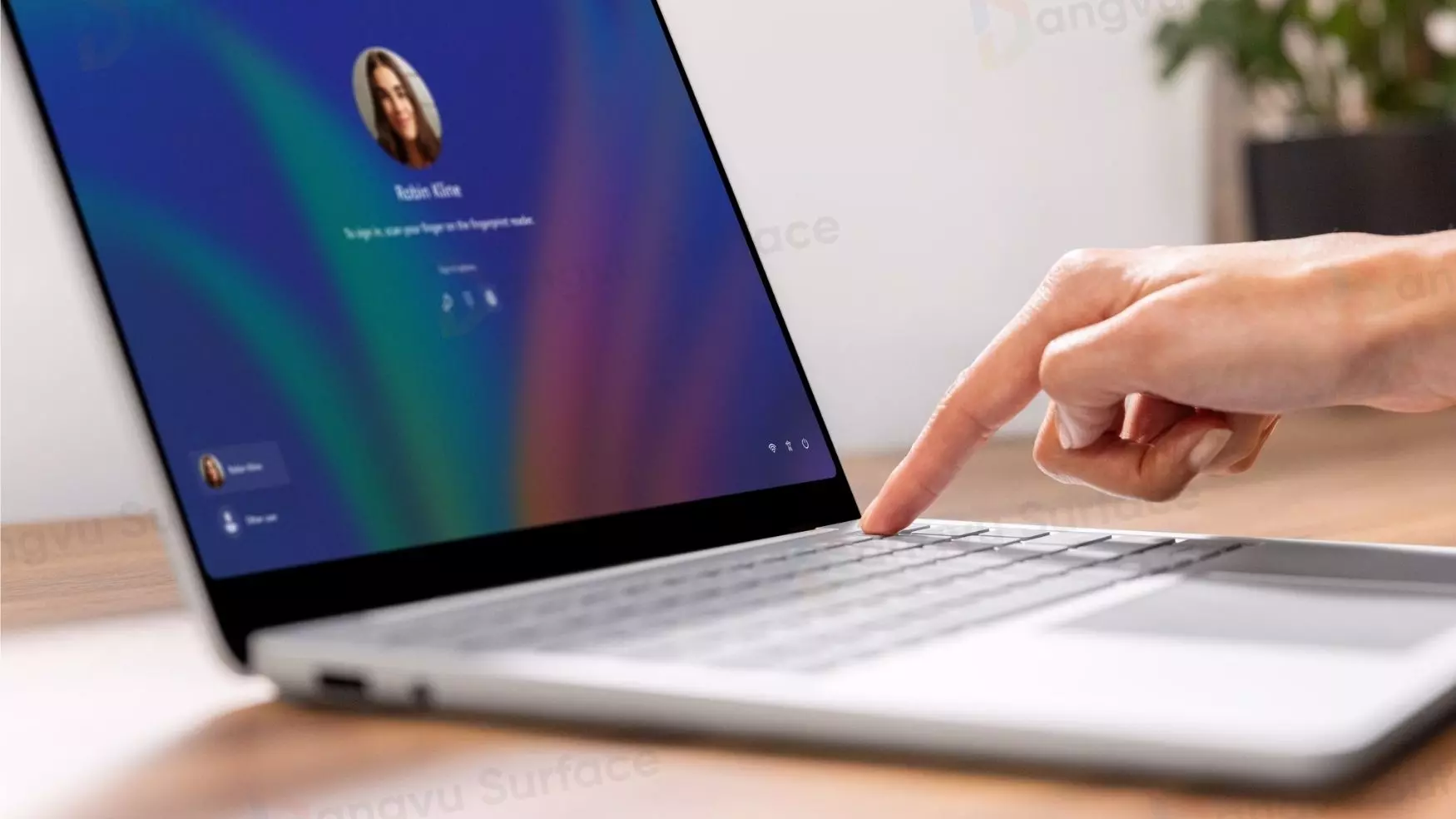 Tính năng Windows Hello Fingerprint tích hợp trên nút nguồn bàn phím