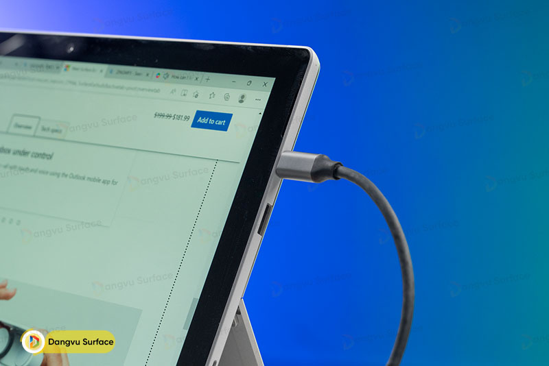 Sử dụng Adapter mở rộng kết nối, phụ kiện khá cần thiết dành cho các thiêt bị Surface