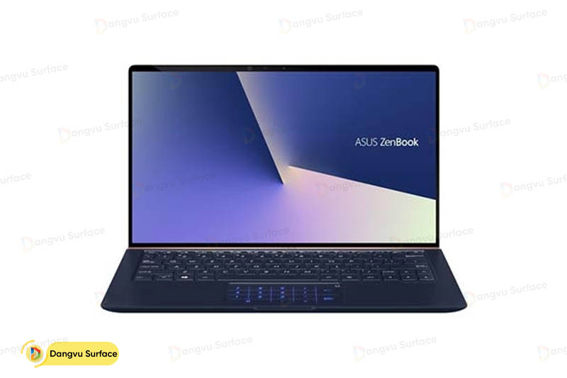 Sự độc đáo của dòng Asus Zenbook UX333FA thể hiện ở phần Touchpad tích hợp bàn phím số